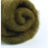 Wełna w błamie do filcowania ZGNIŁA ZIELEŃ