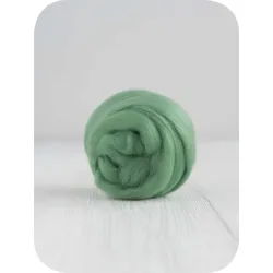 Wełna czesankowa 16mic ZIELONY merynos australijski