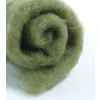 Wełna w błamie do filcowania KHAKI ZIELONY