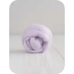 Wełna czesankowa 16mic LILIOWY merynos australijski