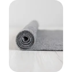 Filc wełniany 3mm Melanż szary 30*30cm dekoracyjny