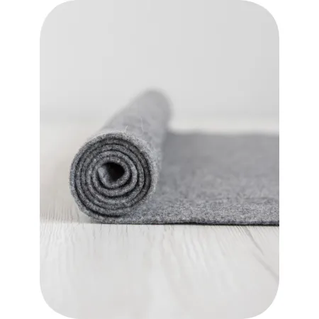 Filc wełniany 3mm Melanż szary 30*30cm dekoracyjny