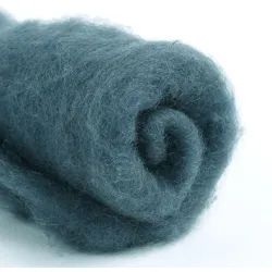 Wełna w błamie do filcowania SZARY MYSI