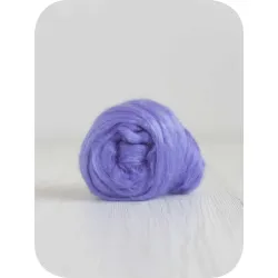 Jedwabna czesanka Tussah LILA