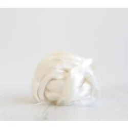 Czesanka Tencel BIAŁA z włókien celulozowych eukaliptusowych