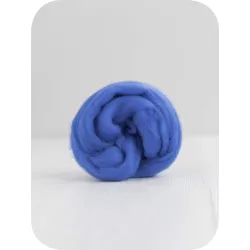 Wełna czesankowa merynos australijski 19mic NIEBIESKI