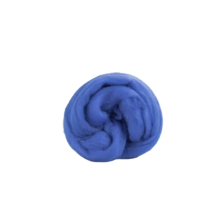 Wełna czesankowa merynos australijski 19mic NIEBIESKI