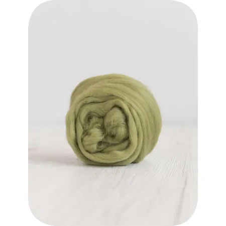 Wełna czesankowa 19mic SZPARAGOWY merynos australijski