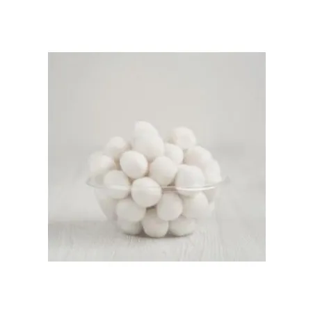Kulka filcowa 2-2,5cm BIAŁY z wełny merynosów