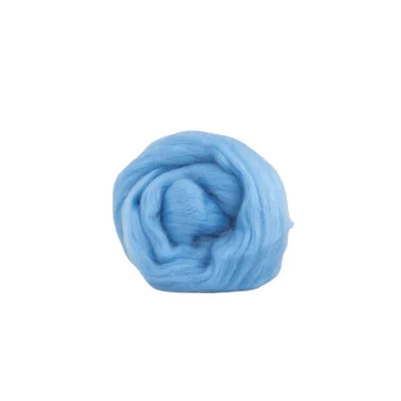 Wełna czesankowa 19mic NIEBO merynos australijski