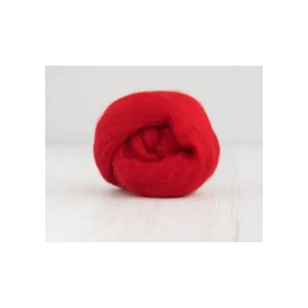 Wełna czesankowa merynos australijski CZERWONY