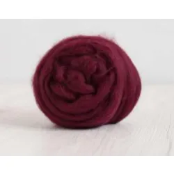 Wełna czesankowa merynos australijski BURGUND