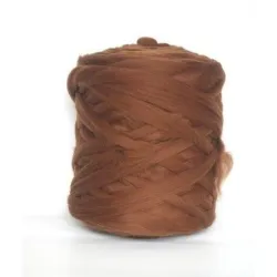 Wełna czesankowa polska CIEMNY CAMEL #21