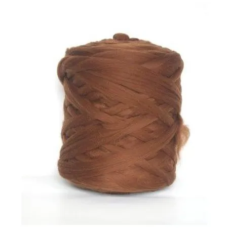 Wełna czesankowa polska CIEMNY CAMEL #21