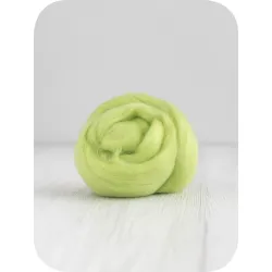 Wełna czesankowa 19mic JASNY ZIELONY merynos australijski