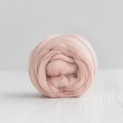 Wełna czesankowa 19mic BRUDNY RÓŻ merynos australijski