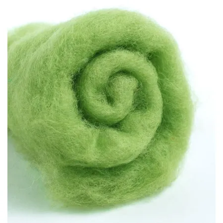 Wełna w błamie do filcowania LIMONKA