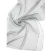 Szal jedwabny szyfon SZARY do nuno filcowania 180x55cm
