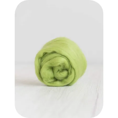 Wełna czesankowa 19mic ZIELONY merynos australijski