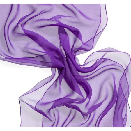 Szal jedwabny szyfon LAWENDA do nuno filcowania 180x55cm