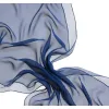 Szal jedwabny szyfon 3,5 GRANATOWY 180x55cm do nuno filcowania