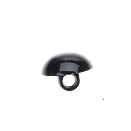 Czarne oczka guziki grzybki przyszywane 6mm do maskotek