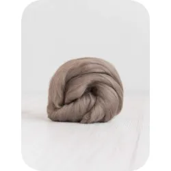 Wełna czesankowa POPIÓŁ merynos australijski 19mic