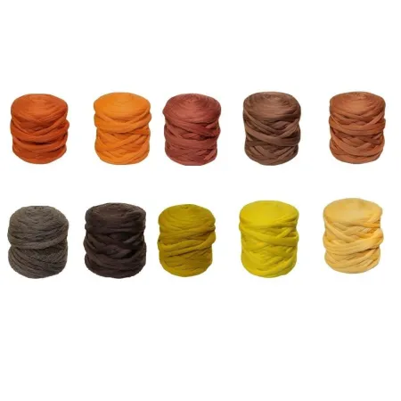 Zestaw wełny czesankowej Polska JESIEŃ 12 kolorów