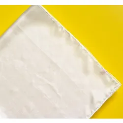 Biała chusta jedwabna 90x90cm Pongee 5 do filcowania i malowania
