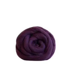 Wełna czesankowa BAKŁAŻAN merynos australijski 19mic