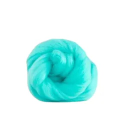 Wełna czesankowa merynos australijski 19mic SZMARAGD JASNY