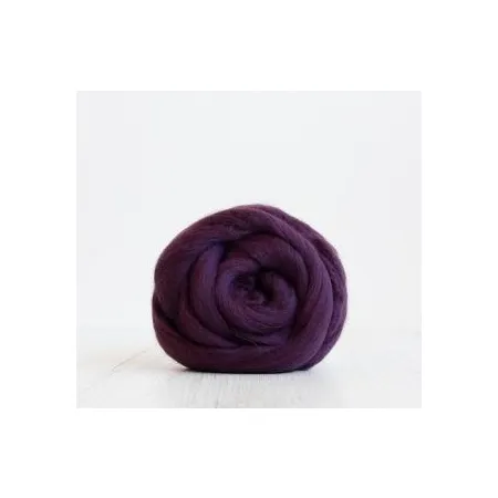 Zestaw wełny czesanki australijskiej 19mic FIOLETY 6 kolorów