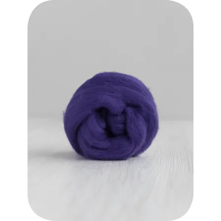 Zestaw wełny czesanki australijskiej 19mic Jagodowy 10 kolorów