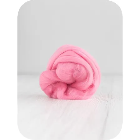 Zestaw wełny czesanki australijskiej 19mic Jagodowy 10 kolorów