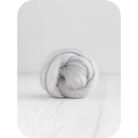 Zestaw wełny czesanki australijskiej 19mic SZAROŚCI 6 kolorów