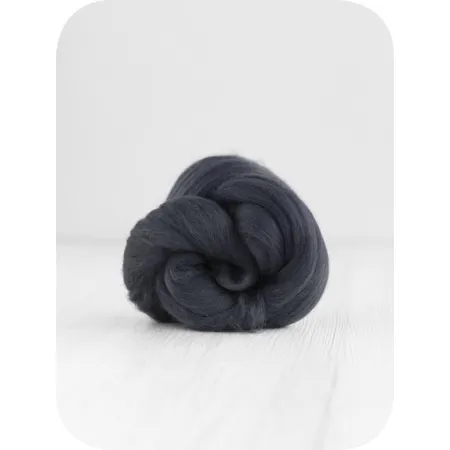 Zestaw wełny czesanki australijskiej 19mic SZAROŚCI 6 kolorów