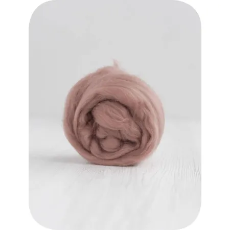 Zestaw wełny czesanki australijskiej 19mic ODCIENIE BRĄZU 8 kolorów