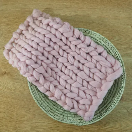 Kocyk czesankowy do sesji noworodkowej 32x55cm ponad 70 kolorów