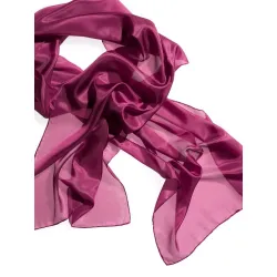 Szal jedwabny szyfon FUKCJA Pongee 5 180x45cm do nuno filcowania