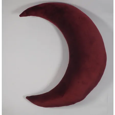 Poduszka Księżyc i gwiazdy do sesji noworodkowej BORDOWY velvet