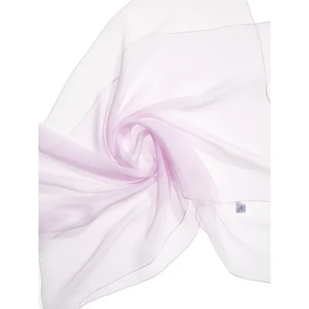 Szal jedwabny szyfon Róż 180x55cm do nuno filcowania