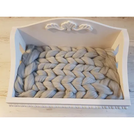 Kocyk czesankowy do sesji noworodkowej 30x40cm ponad 70 kolorów