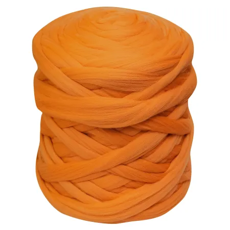 Kocyk czesankowy do sesji noworodkowej POMARAŃCZOWY