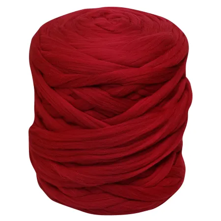 Kocyk czesankowy do sesji noworodkowej ŚREDNIO CZERWONY