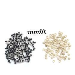 Przezroczyste bezpieczne oczy zabawek 10mm 10par plastykowych