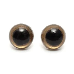 NEW Bezpieczne oczka oczy plastykowe Złote 8mm