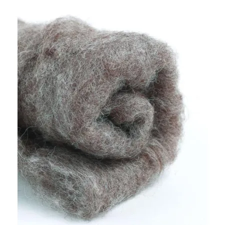 Wełna w błamie Zestaw Brązowy 7 kolorów do filcowania