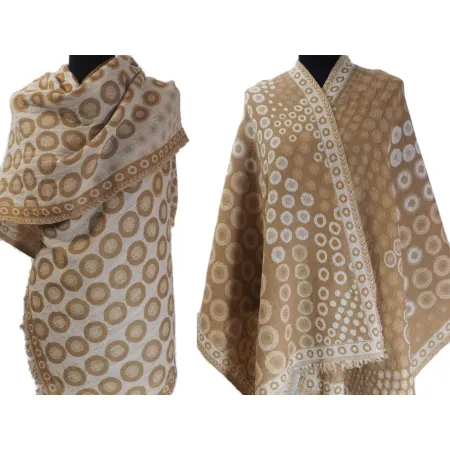 Damski męski wełniany szal z wełny merynosów