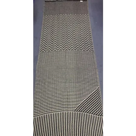 Damski etno szal z wełny merynosów dwustronny