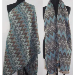 Wełniany damski szal z merynosów australijskich